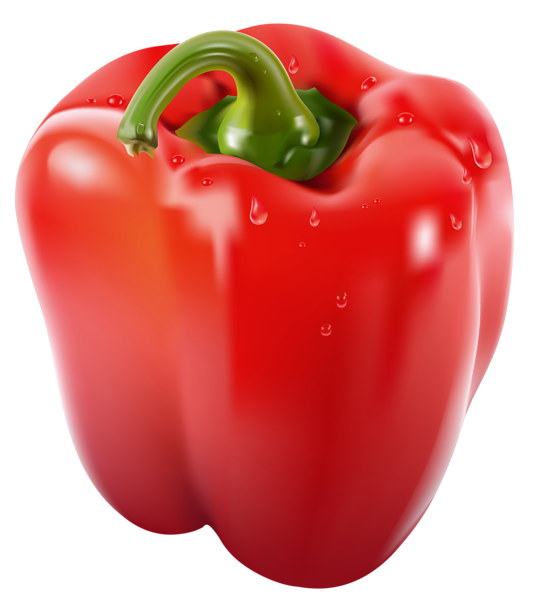 Red Pepper PNG Clipart Background