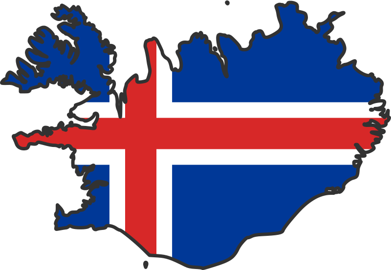 Reykjavik Flag Background PNG Image