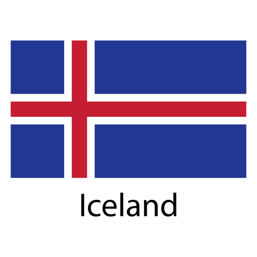 Reykjavik Flag Transparent Background