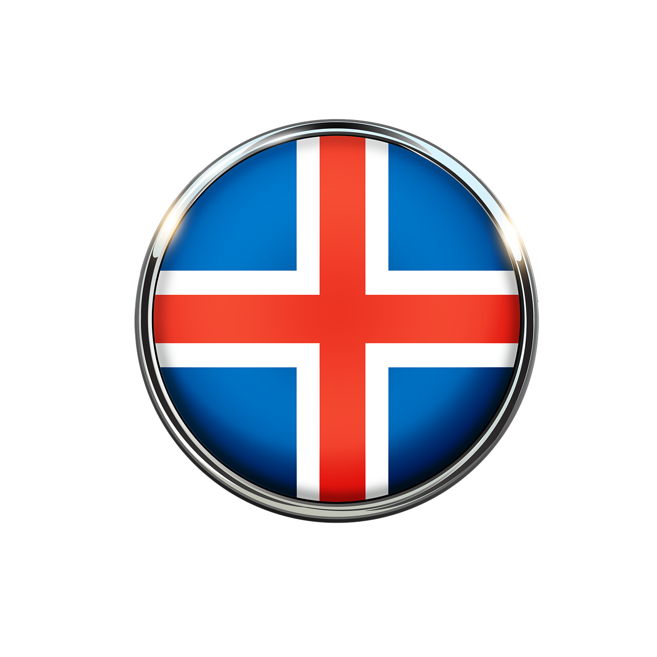 Reykjavik Flag Transparent Free PNG