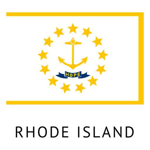 Rhode Island Flag PNG HD Quality