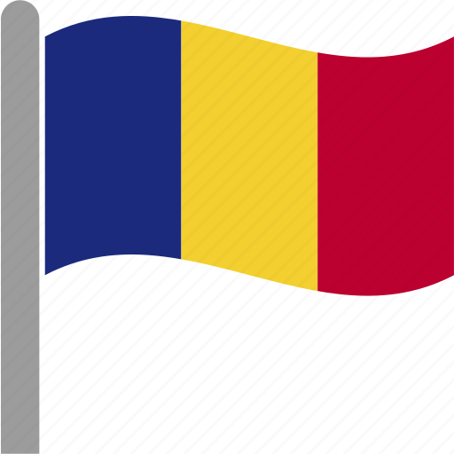 Romania Flag Background PNG Image