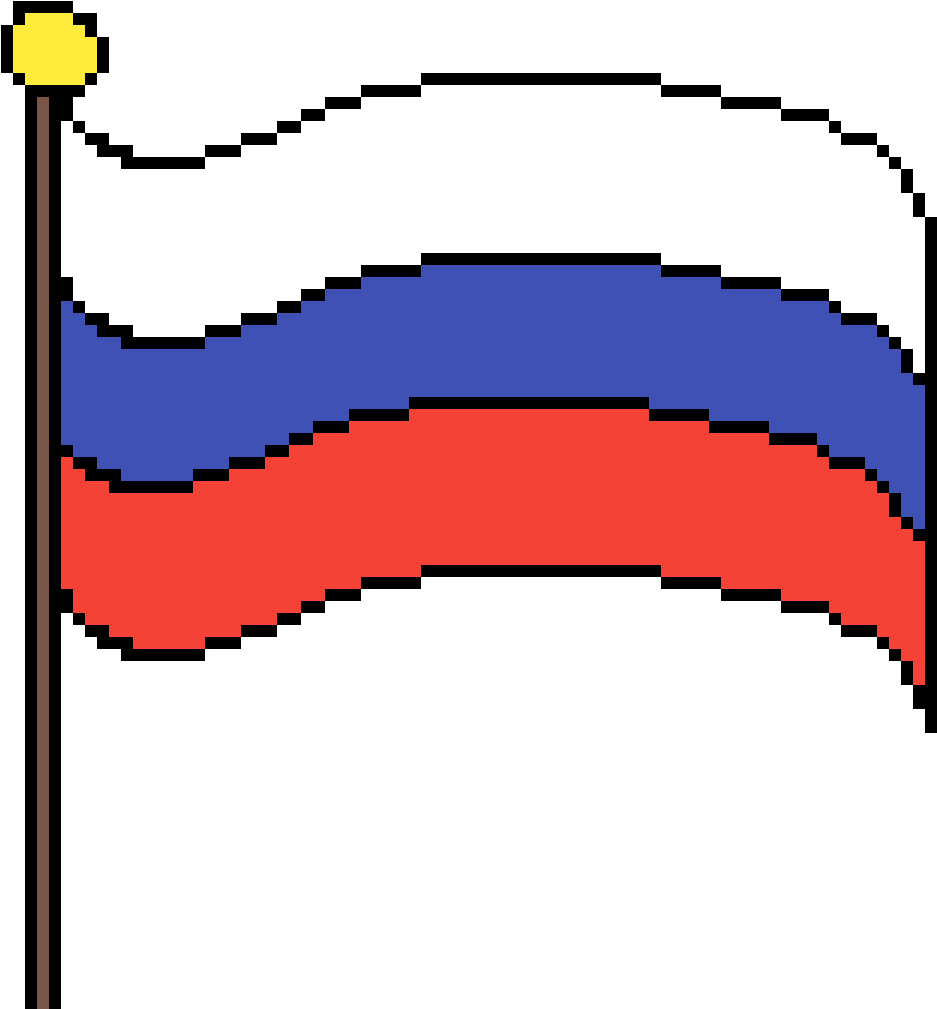 Russia Flag Background PNG Image