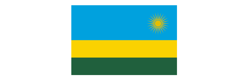 Rwanda Flag PNG Background