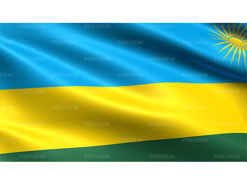 Rwanda Flag PNG Photos