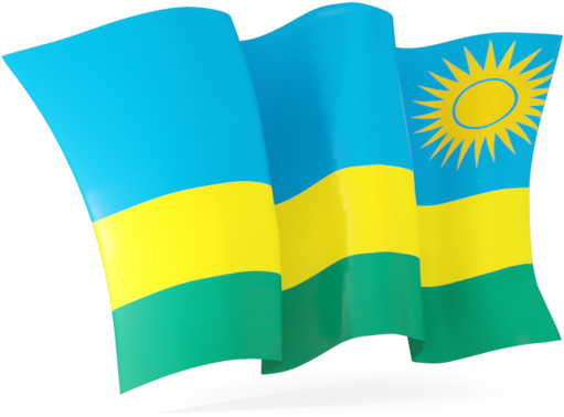 Rwanda Flag Transparent Background