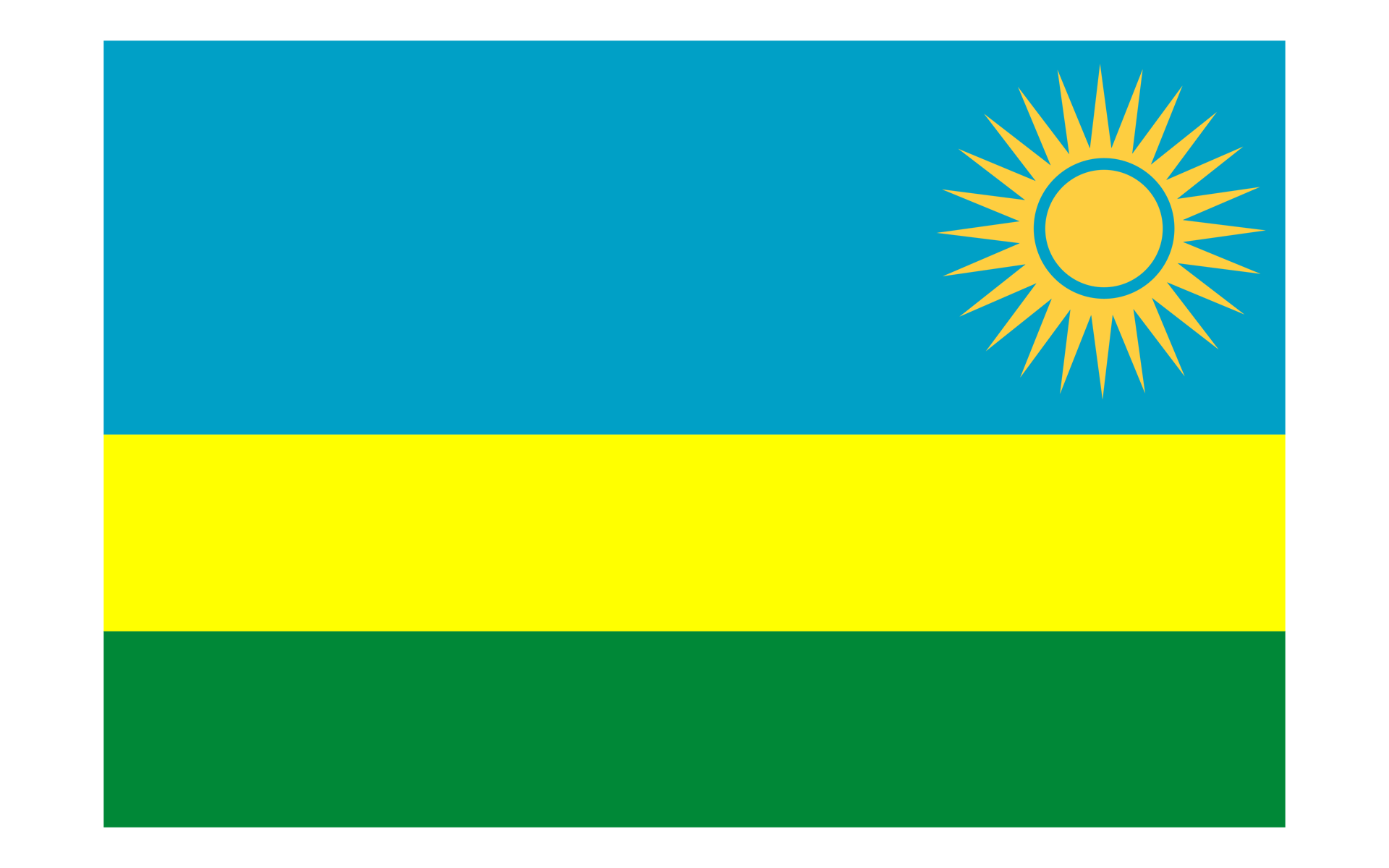 Rwanda Flag Transparent File