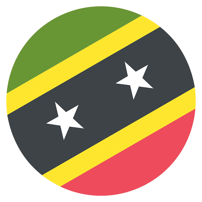 Saint Kitts And Nevis Flag Transparent Background