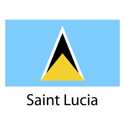 Saint Lucia Flag PNG Clipart Background