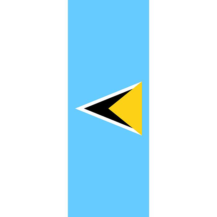 Saint Lucia Flag Transparent Free PNG