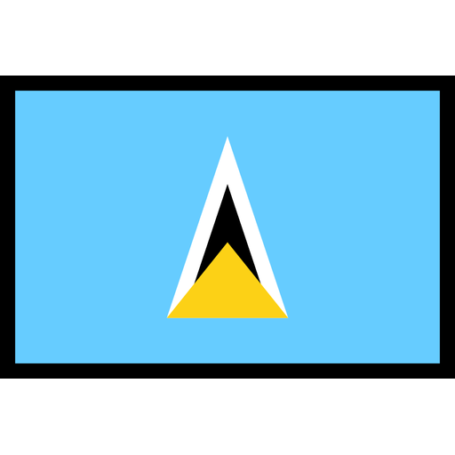 Saint Lucia Flag Transparent Image