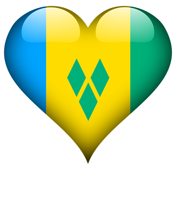 Saint Vincent And The Grenadines Flag Background PNG Image