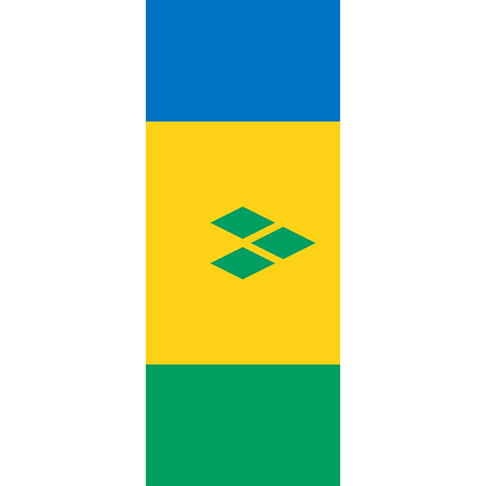 Saint Vincent And The Grenadines Flag Free PNG