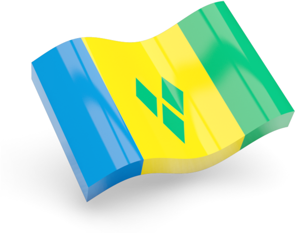 Saint Vincent And The Grenadines Flag PNG HD Quality