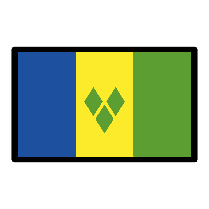 Saint Vincent And The Grenadines Flag Transparent Background
