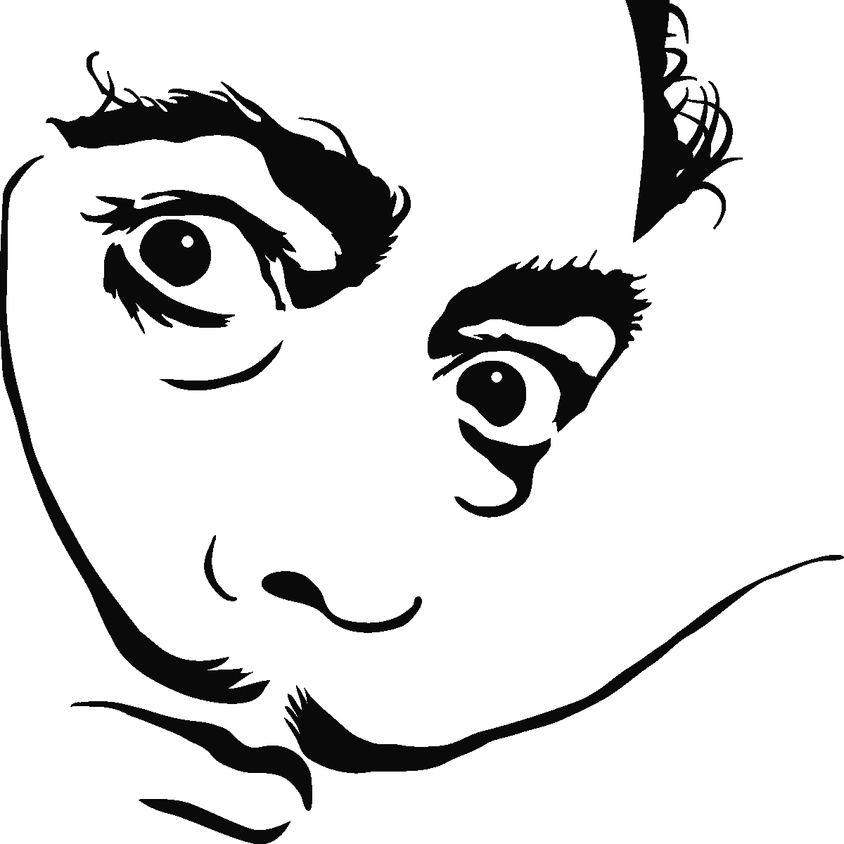 Salvador Dali PNG Clipart Background
