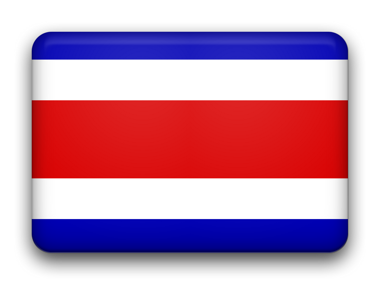 San José Costa Rica Flag Transparent Free PNG