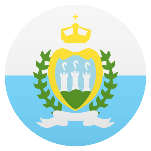 San Marino Flag Background PNG Image
