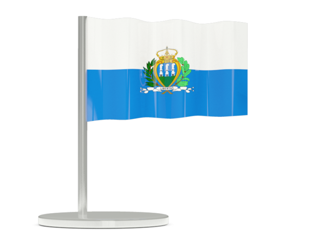 San Marino Flag Transparent PNG