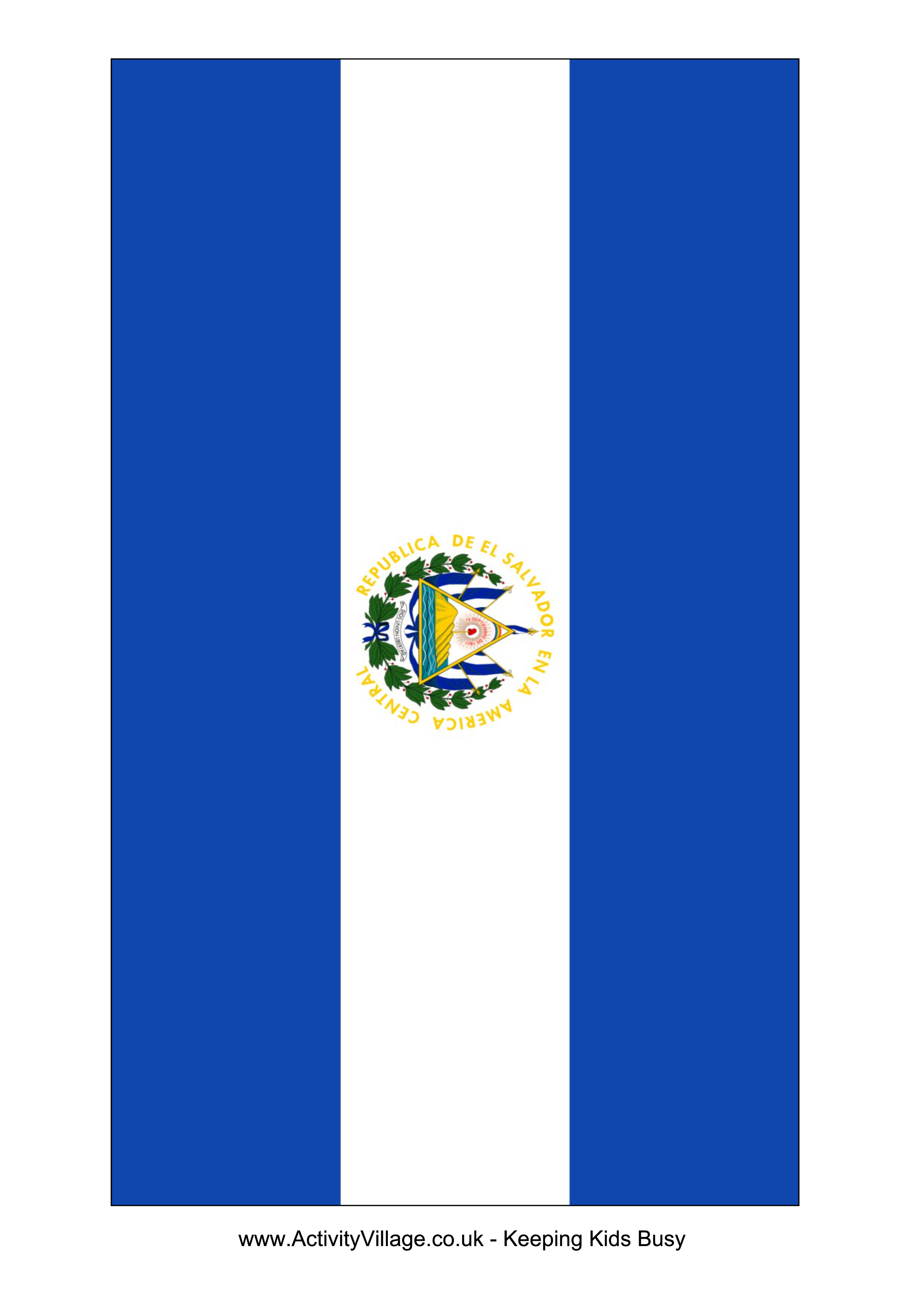 San Salvador Flag PNG Background