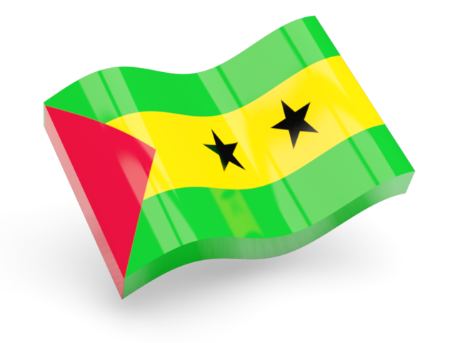 São Tomé And Príncipe Flag Background PNG