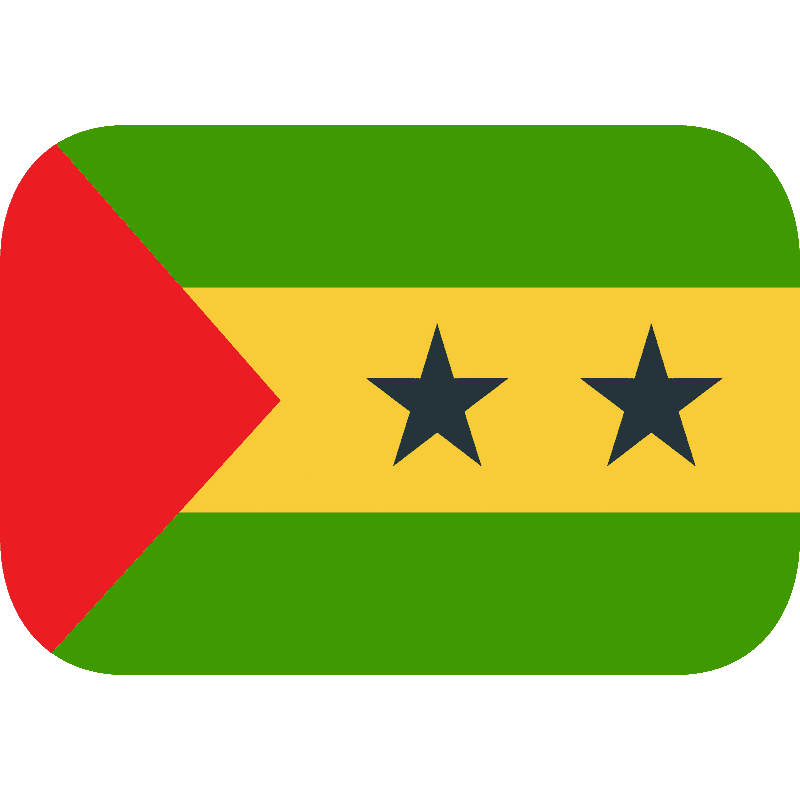 São Tomé And Príncipe Flag PNG Background