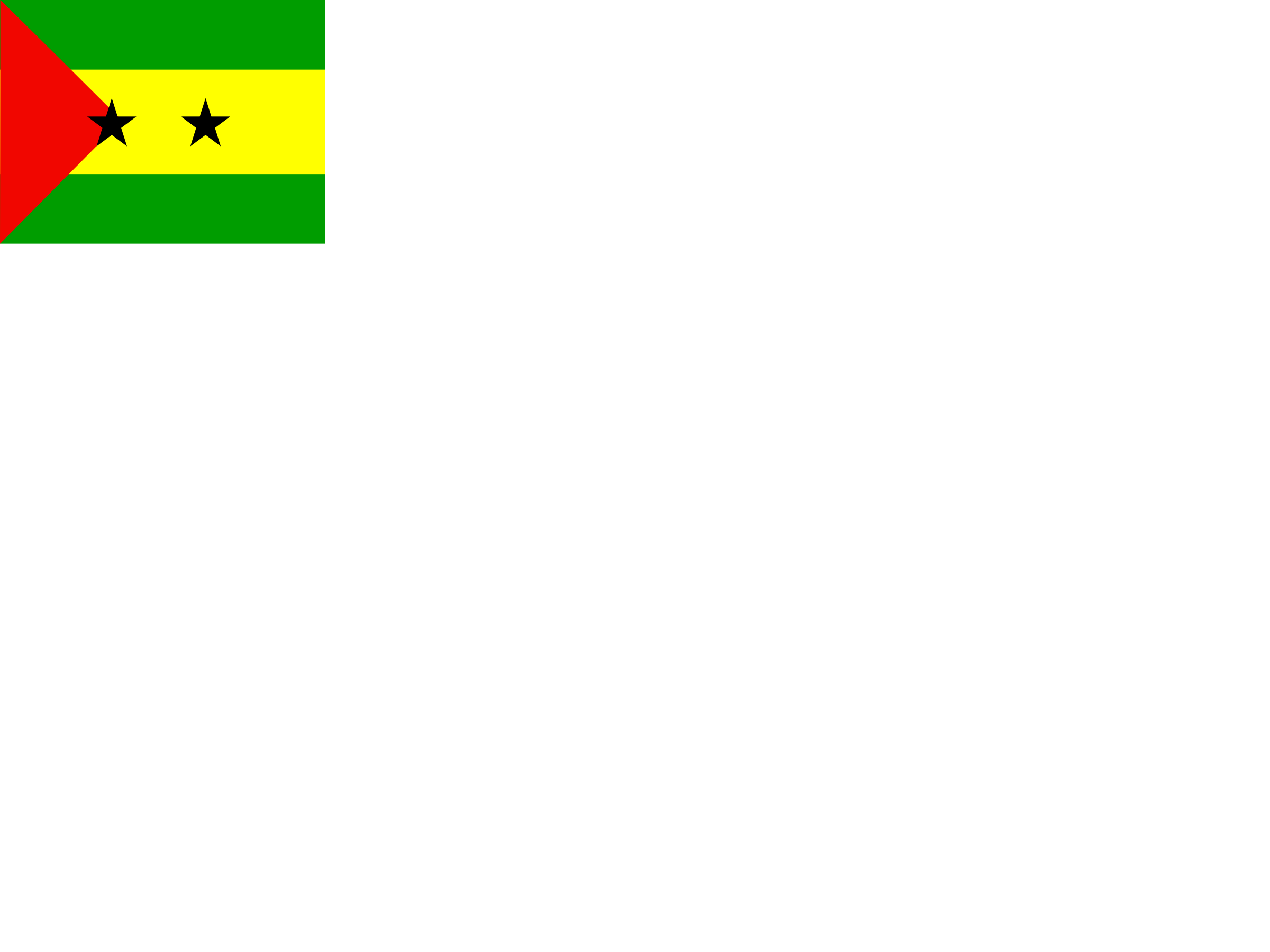 São Tomé And Príncipe Flag PNG Photos