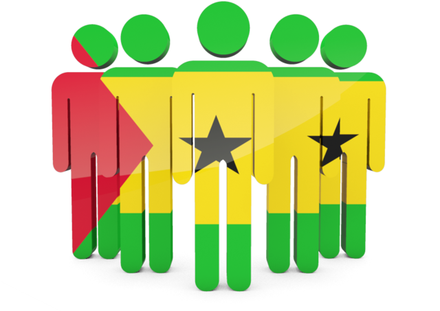 São Tomé And Príncipe Flag Transparent Background