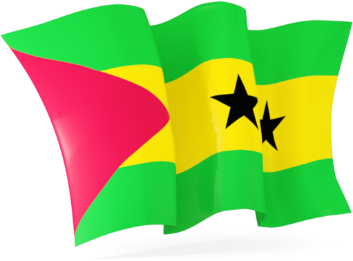 São Tomé And Príncipe Flag Transparent File