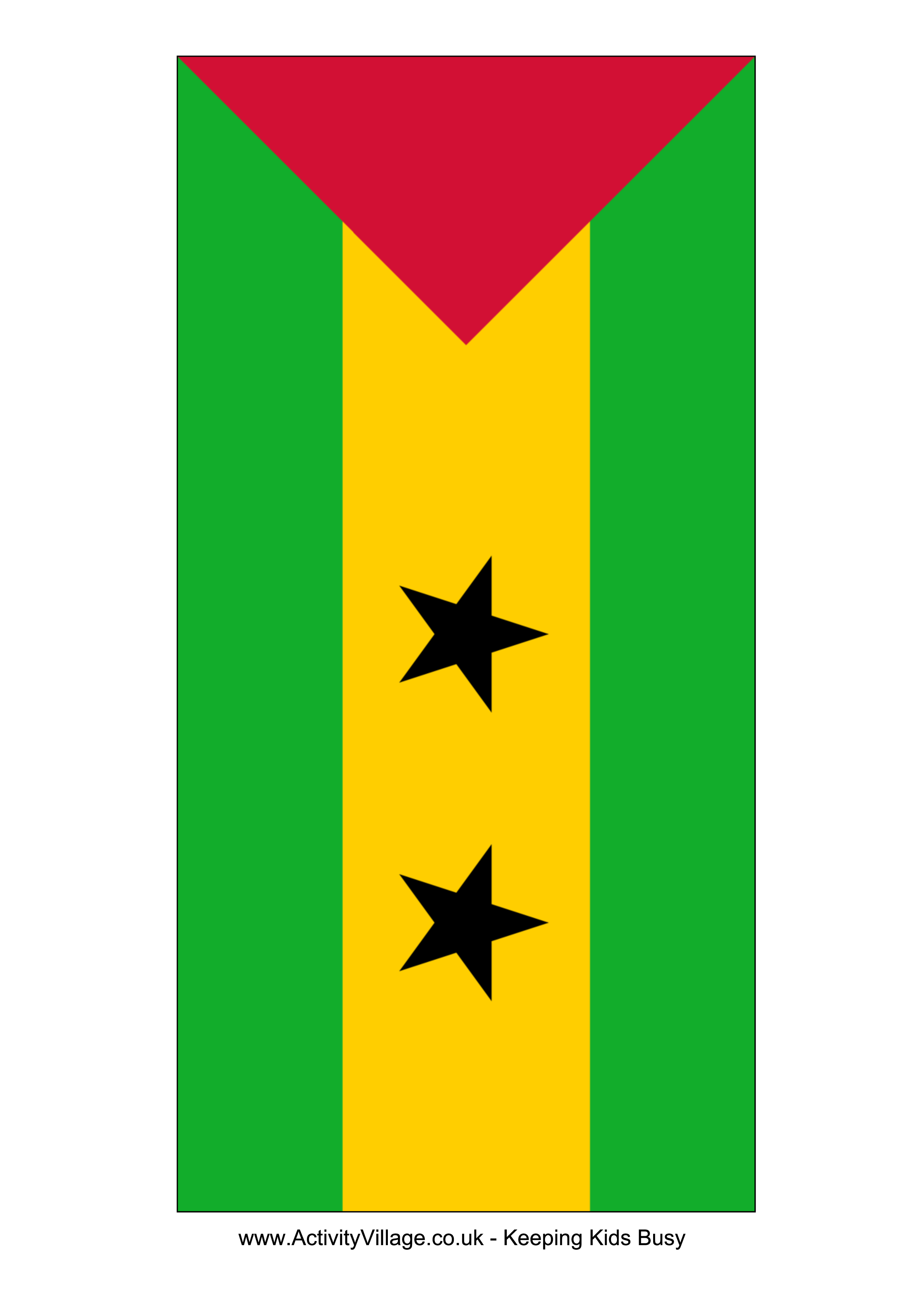 São Tomé And Príncipe Flag Transparent Image