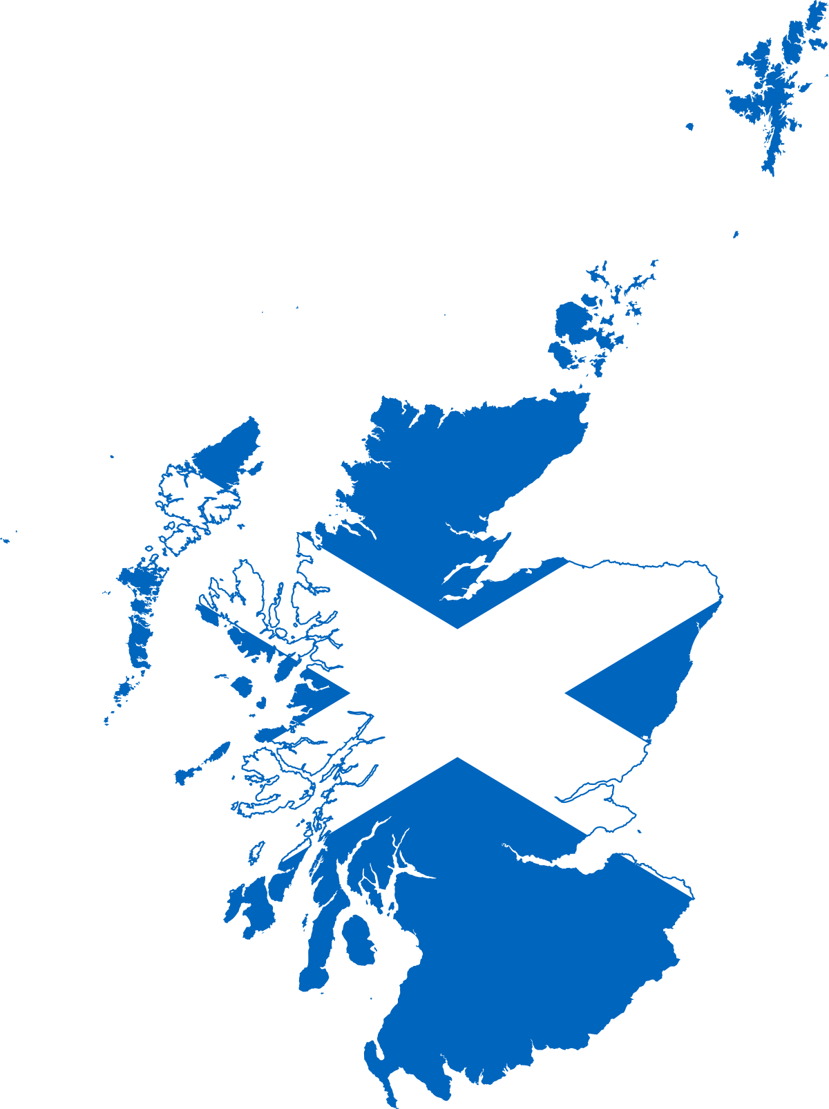 Scotland Flag No Background