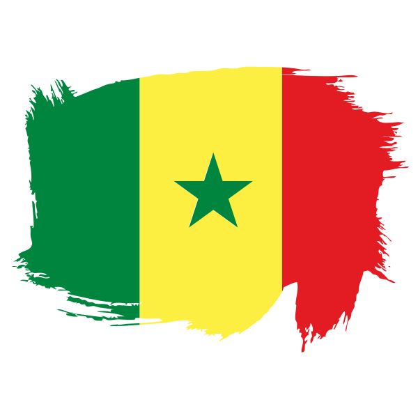Senegal Flag PNG Clipart Background