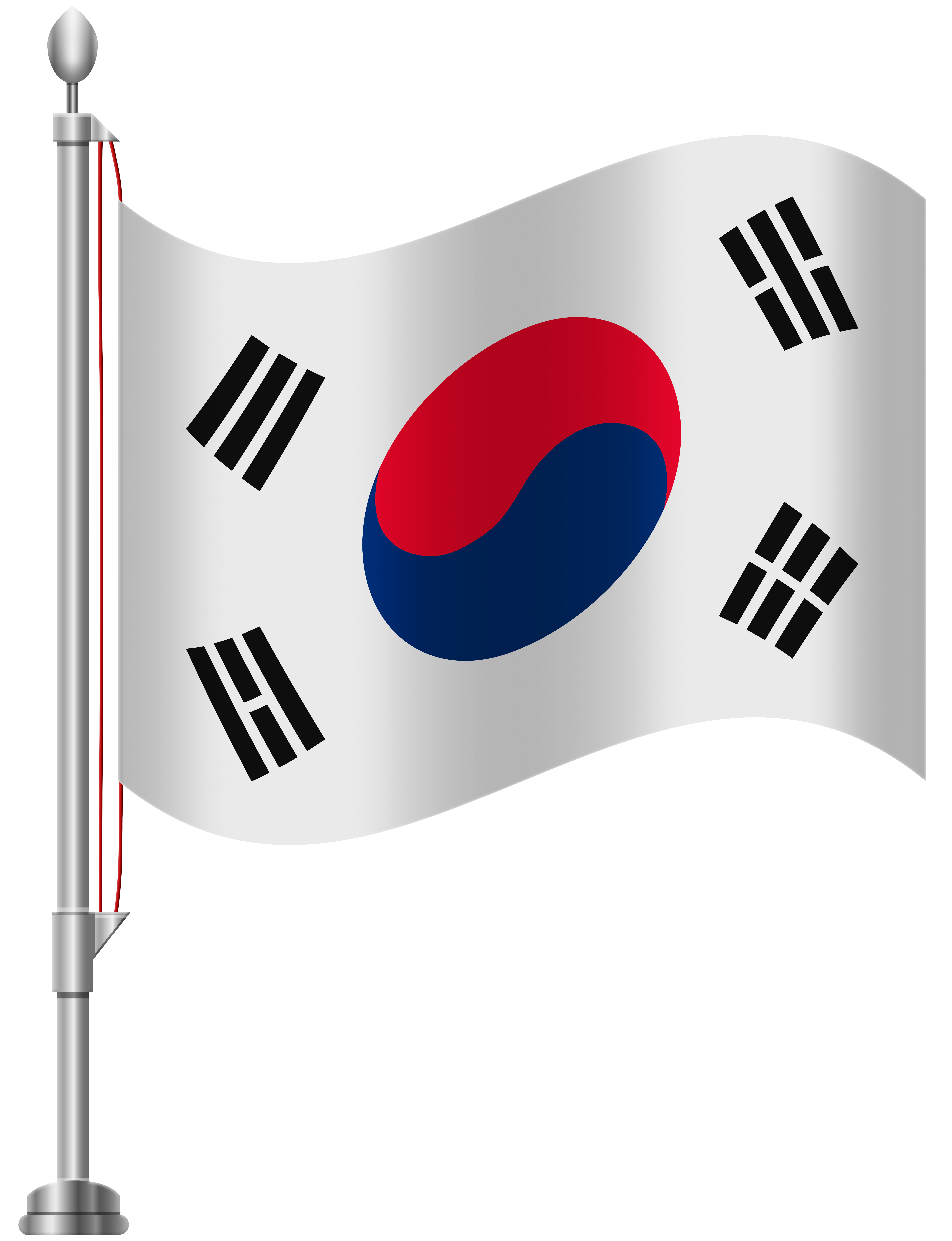 Seoul Flag Background PNG