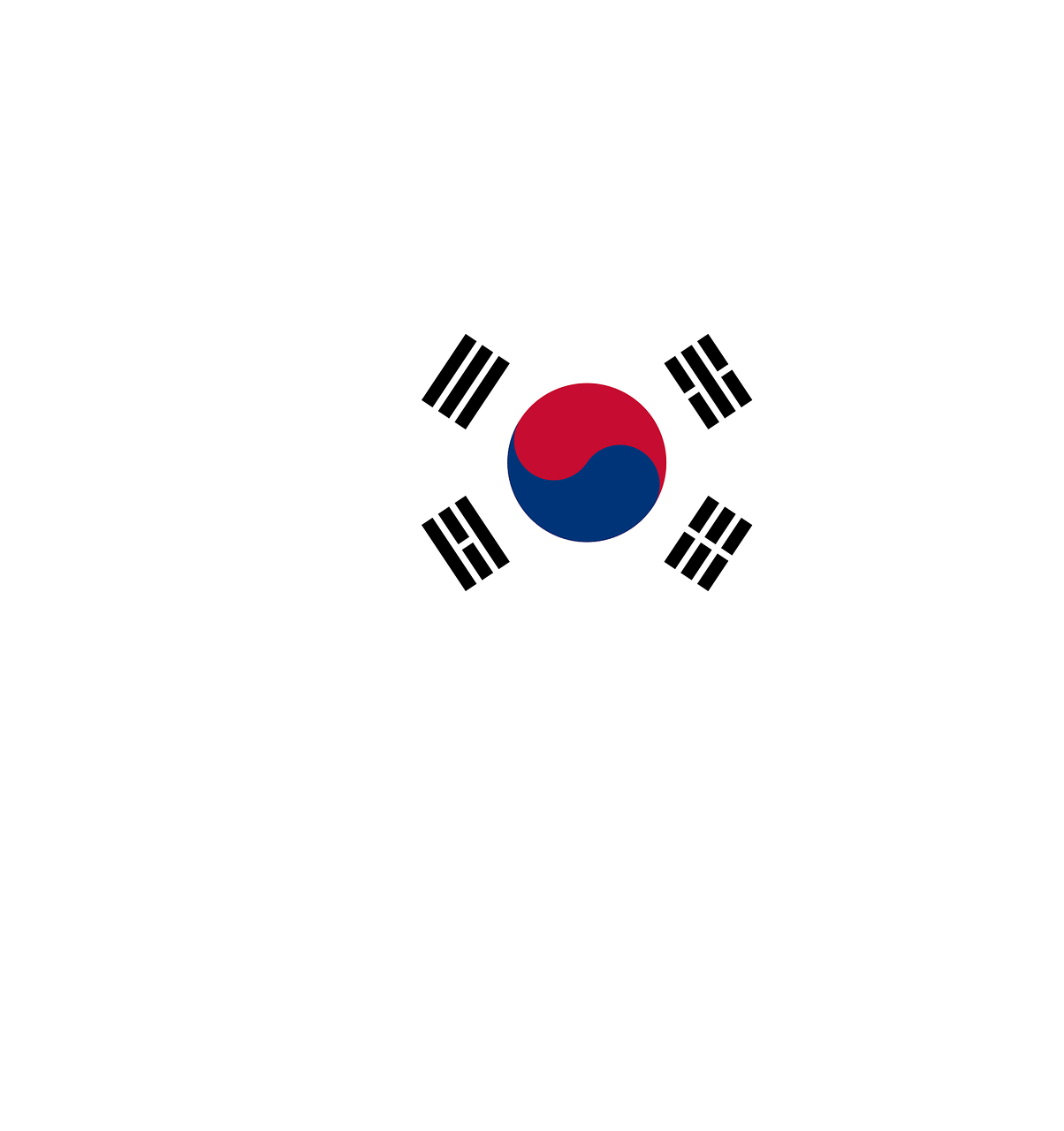 Seoul Flag PNG Pic Background