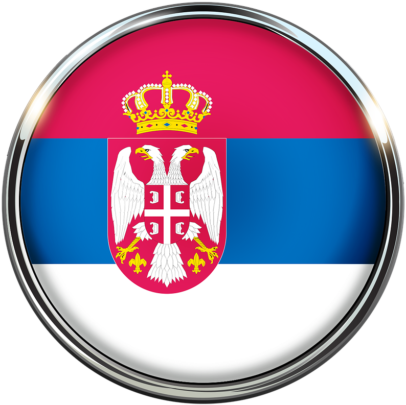 Serbia Flag Transparent Image