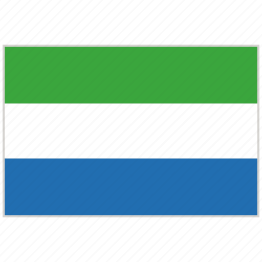 Sierra Leone Flag Background PNG Image