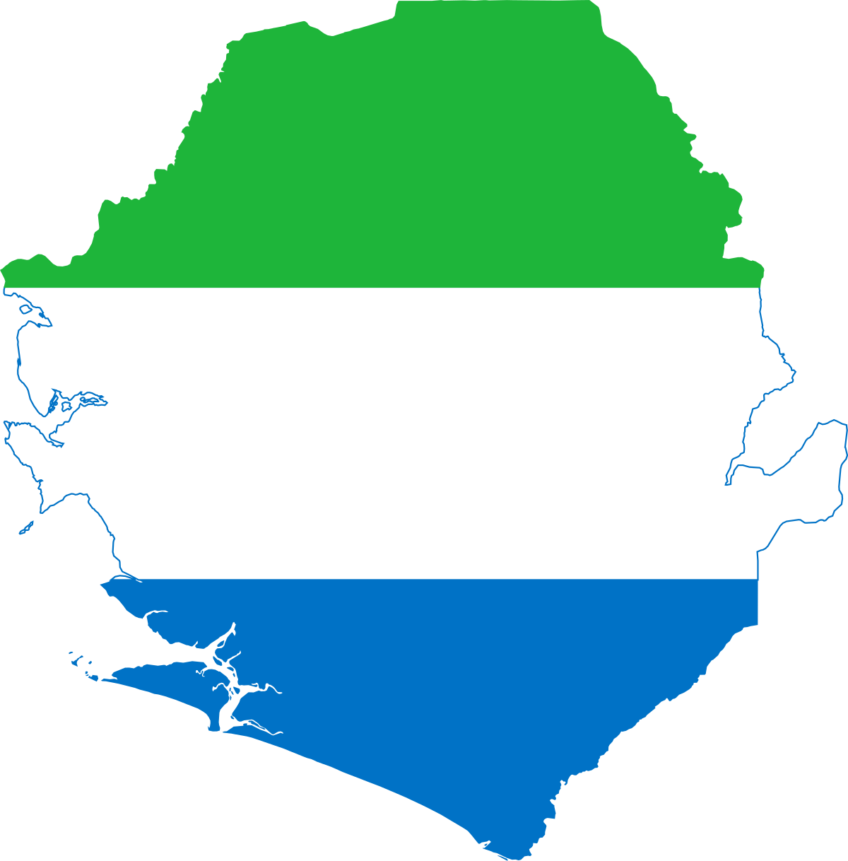 Sierra Leone Flag Free PNG