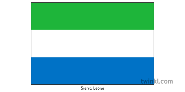 Sierra Leone Flag No Background