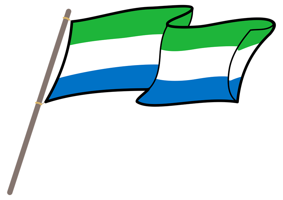 Sierra Leone Flag PNG Background