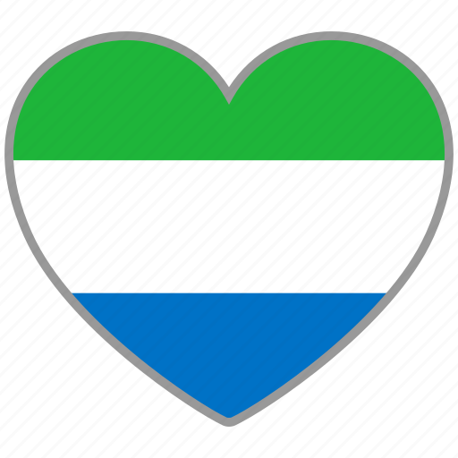 Sierra Leone Flag PNG HD Quality