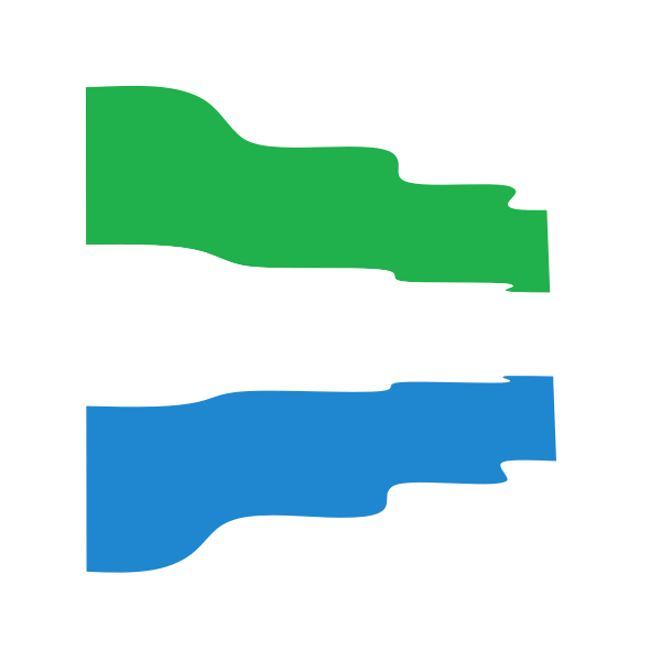 Sierra Leone Flag Transparent Background