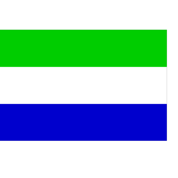 Sierra Leone Flag Transparent Free PNG