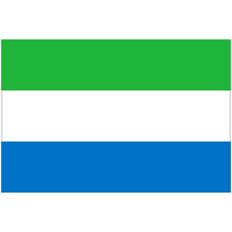 Sierra Leone Flag Transparent PNG