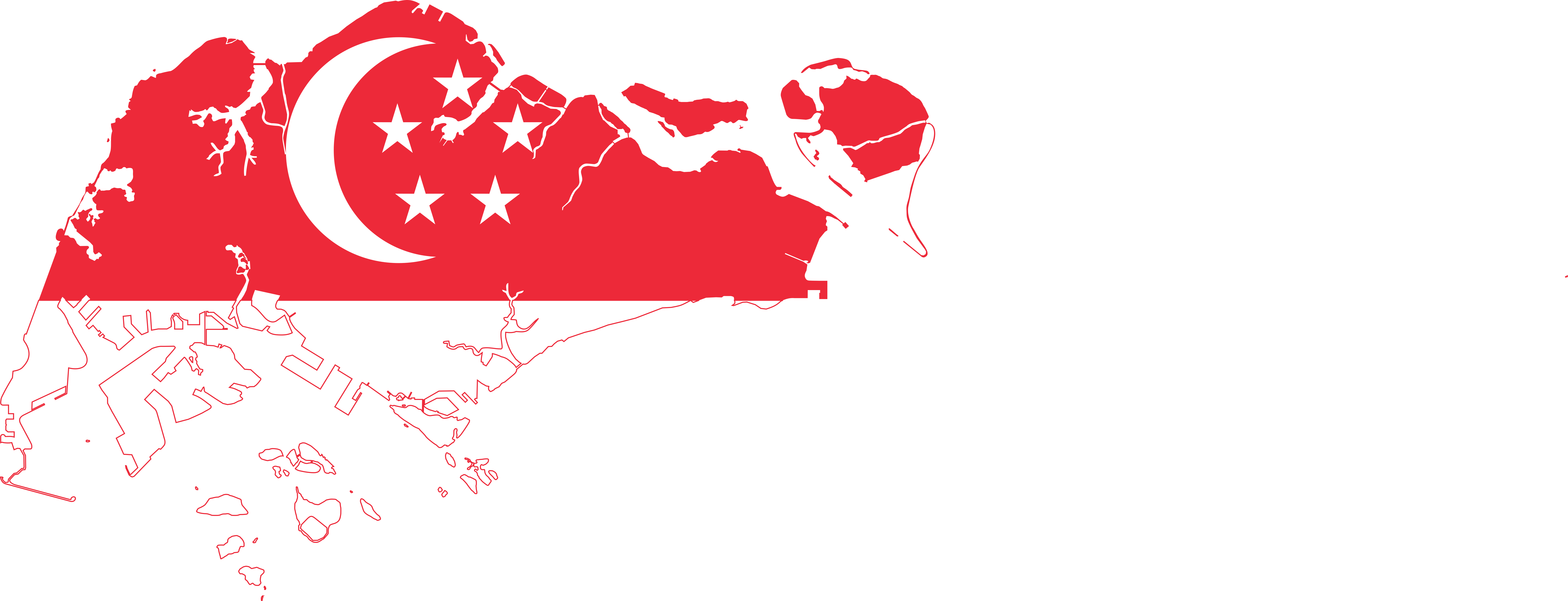 Singapore Flag Background PNG Image