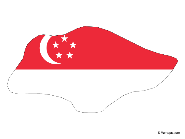 Singapore Flag PNG Pic Background