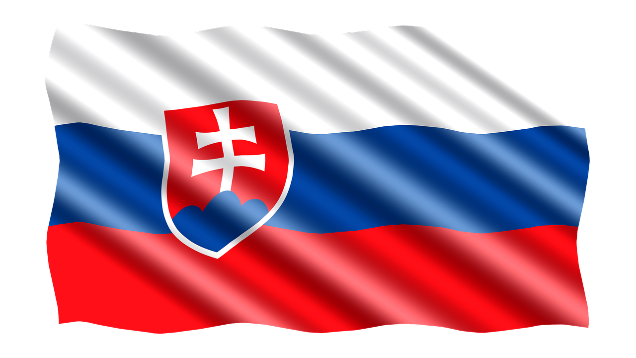 Slovakia Flag Background PNG