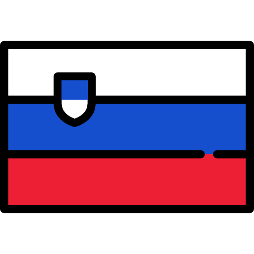 Slovenia Flag Background PNG Image