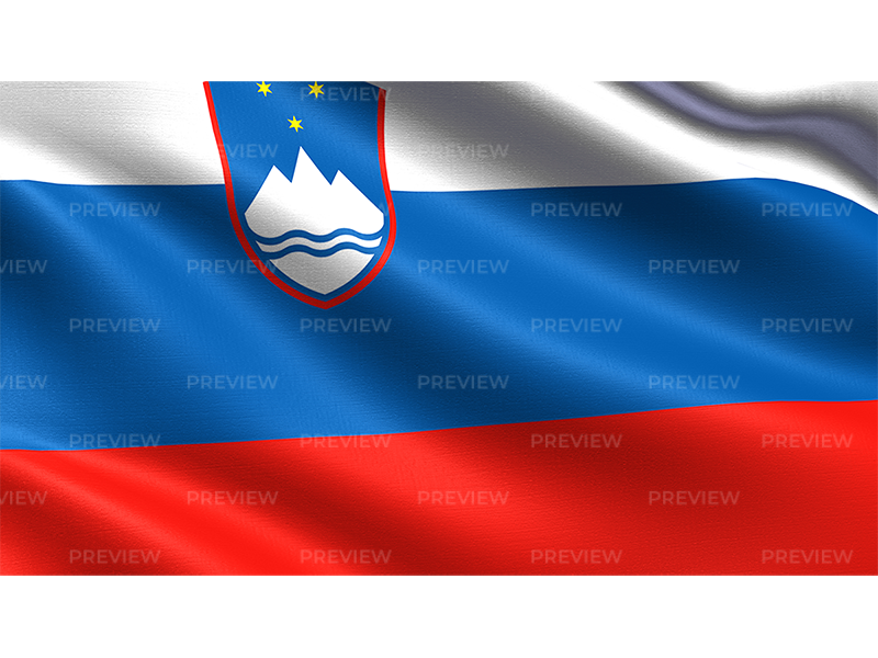 Slovenia Flag Background PNG