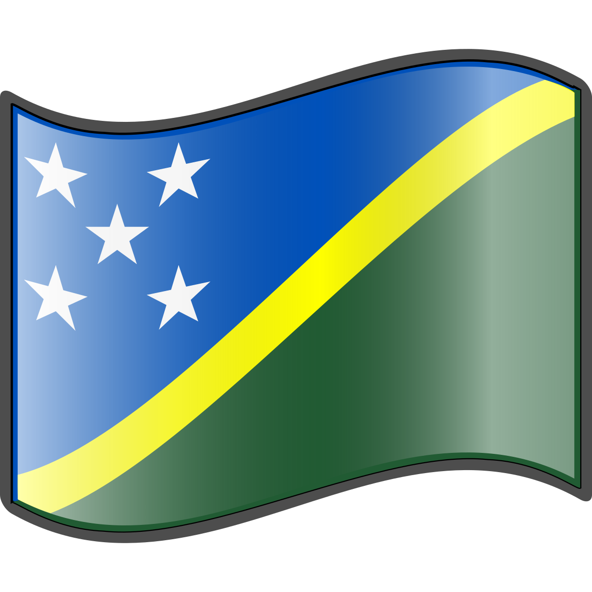 Solomon Islands Flag PNG Clipart Background