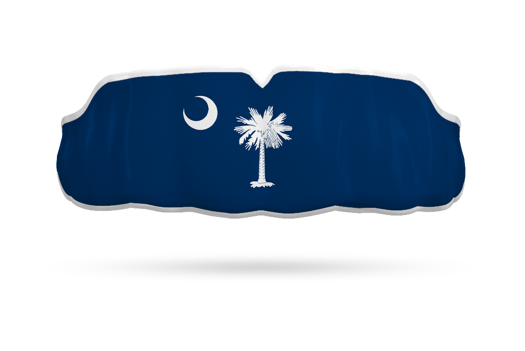 South Carolina State Flag Background PNG Image